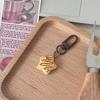 Lovely Biscuit Star Keychain Cartoon Food Keyring School Bag Pendant Decoration Bag Charm Accessories Gifts