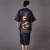 Ethnic Chinese Style Men's Clothing Men's Dalong Bathrobe Bathrobe Dragon Robe Tang Suit Pajamas Nightgown Home Service Embroidered Dalong