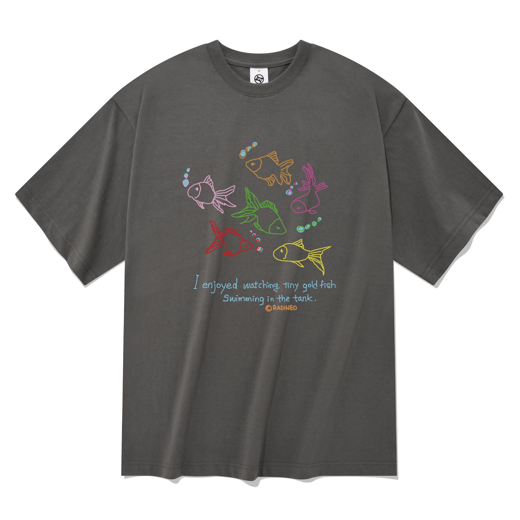 Radineo Underwater Short Sleeve T-Shirt Gray Gray (Gray)/L