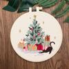 Hand-stitched Cross Stitch Set Handmade Embroidery Set Christmas Embroidery Kit  Beginner