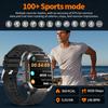 Military Flashlight Smart Watch Waterproof Heart Rate Fitness Sports Call Reminder Smartwatch For IOS Android Phone
