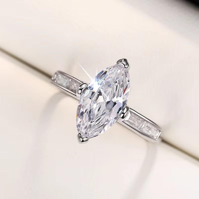 

Простые Элегантные Кольца Маркиза с Кубическим Цирконием для Женщин Свадебное Помолвочное Кольцо Аксессуары Роскошные Модные Ювелирные Изделия Оптом 8