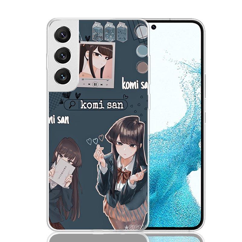 Komi Can't Communicate Case Phone Cover for Samsung Galaxy S24 S25 Ultra S23 Plus S22 + S21 S20 FE S10 S25Plus Trend Fundas S24