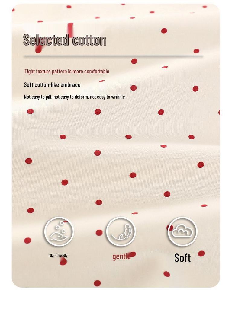 Women's Pure Cotton Pajama Set with Chest Pad, Long Sleeve Cardigan, and Lapel - Spring/Autumn 2025 Style.