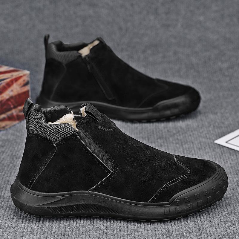 TS JYL Sneakers Men s Shoes Casual Spring Teens High Top Board Shoes 43 чёрный