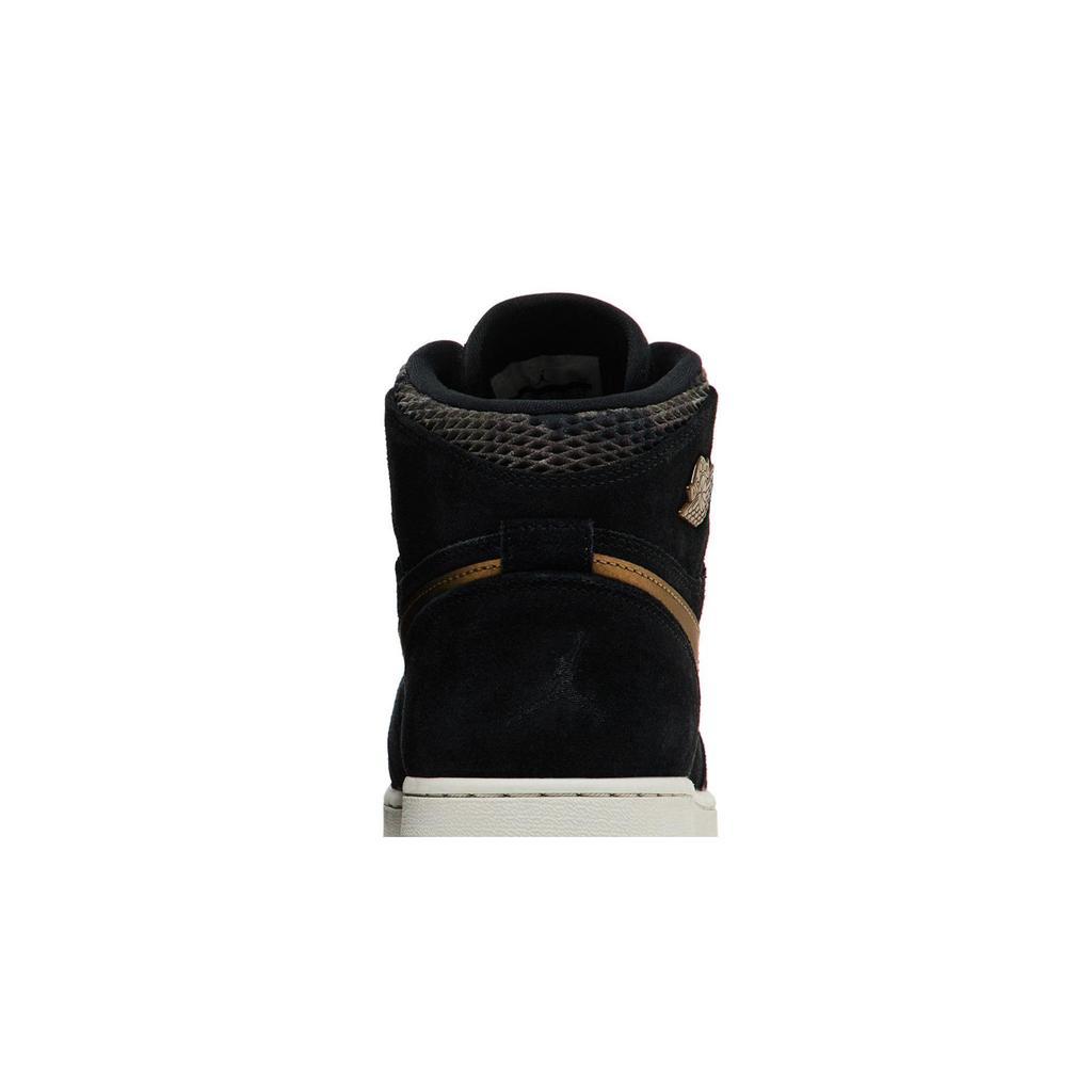 Air Jordan 1 Retro High GG Heiress 'Camo' (Unisex) Black / Dark Brown-Camo Kids' Basketball Shoes 832596 030
