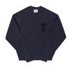 Ami Ami De Queue Tonal Crochet Heart Logo Unisex Sweatshirt Usw055 747 4011