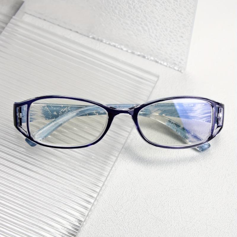 6 Stück Damen Mode Ovale Fassung Lesebrille Eisblumenmuster Hohl Design Stilvolle Brille