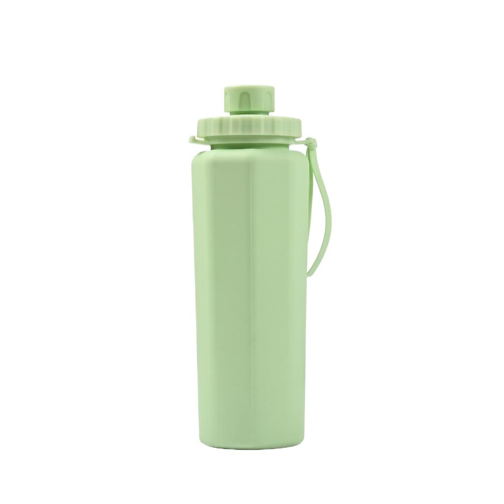 Reusable Water Bottle with Leakproof Cap Wide Mouth BPA Free Plastic Sports Drinking Container for Outdoor Activities School Gym Travel
