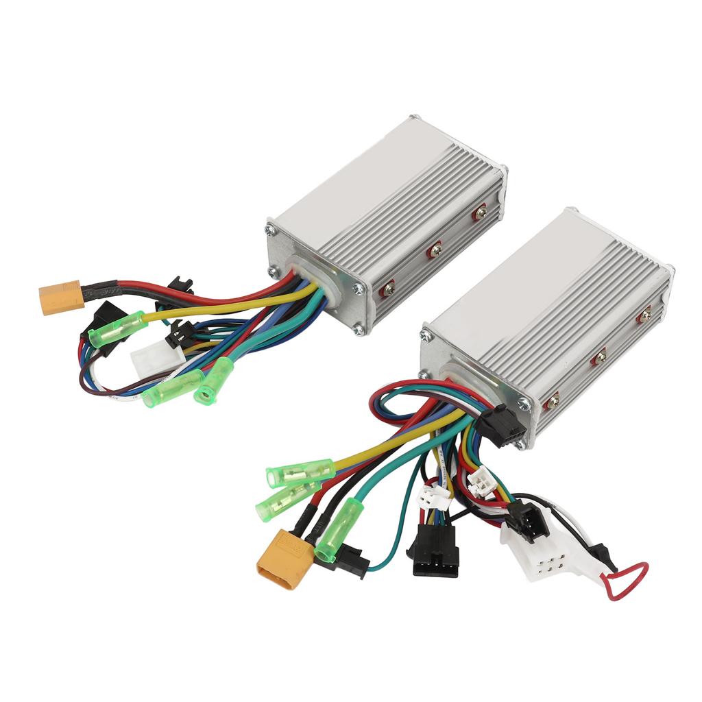 Kit contrôleur sans balais 500W 25A Double entraînement Écran LCD M5 Vélo électrique Kit contrôleur sans balais pour scooter 24V/36V/48V