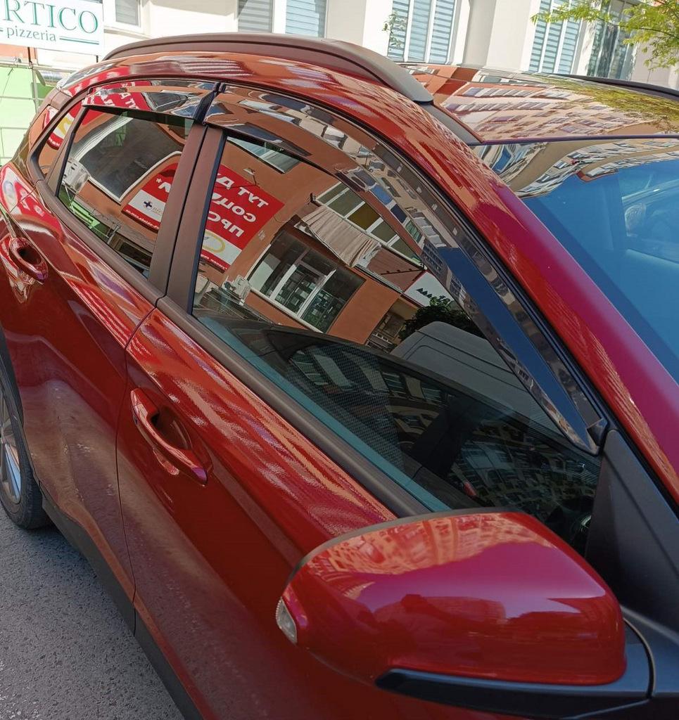 

Ветровики (4 шт, Sunplex Sport) для Hyundai Kona 2017-2023 гг