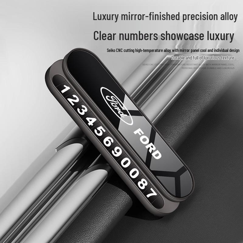 Ford Tijdelijke Parkeertelefoonnummer Plaat Houder voor Mondeo, Edge, Escape, Explorer