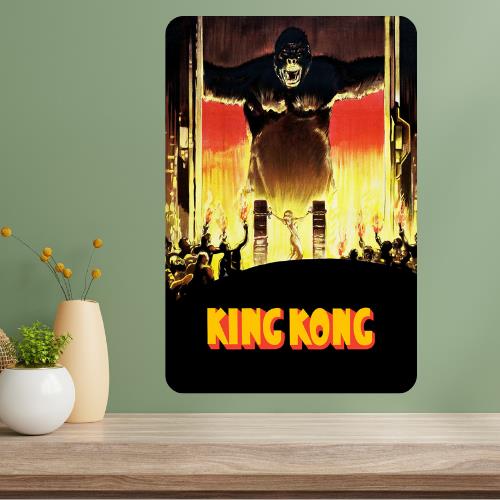 King Kong 1933 Metal Movie Poster Sign 20x30cm(7.8x11.8inch)