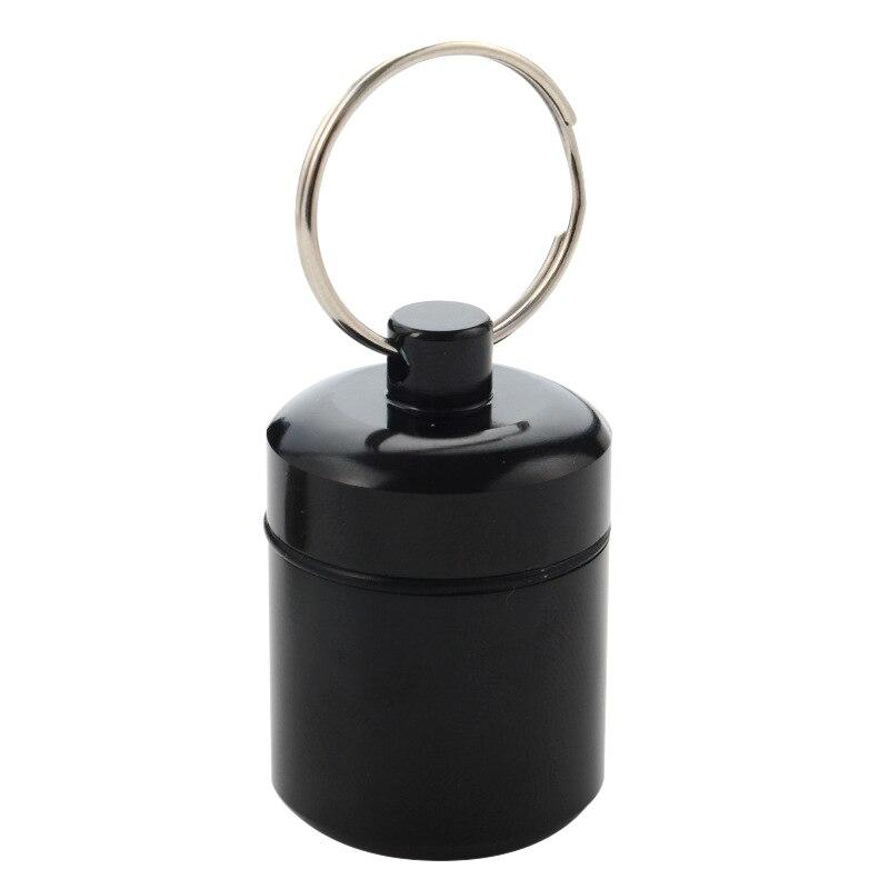 Aluminum Alloy Medicine Cartridge Small Medicine Cartridge With Aluminum Sealed Impermeable Ring Earphone Storage Jar