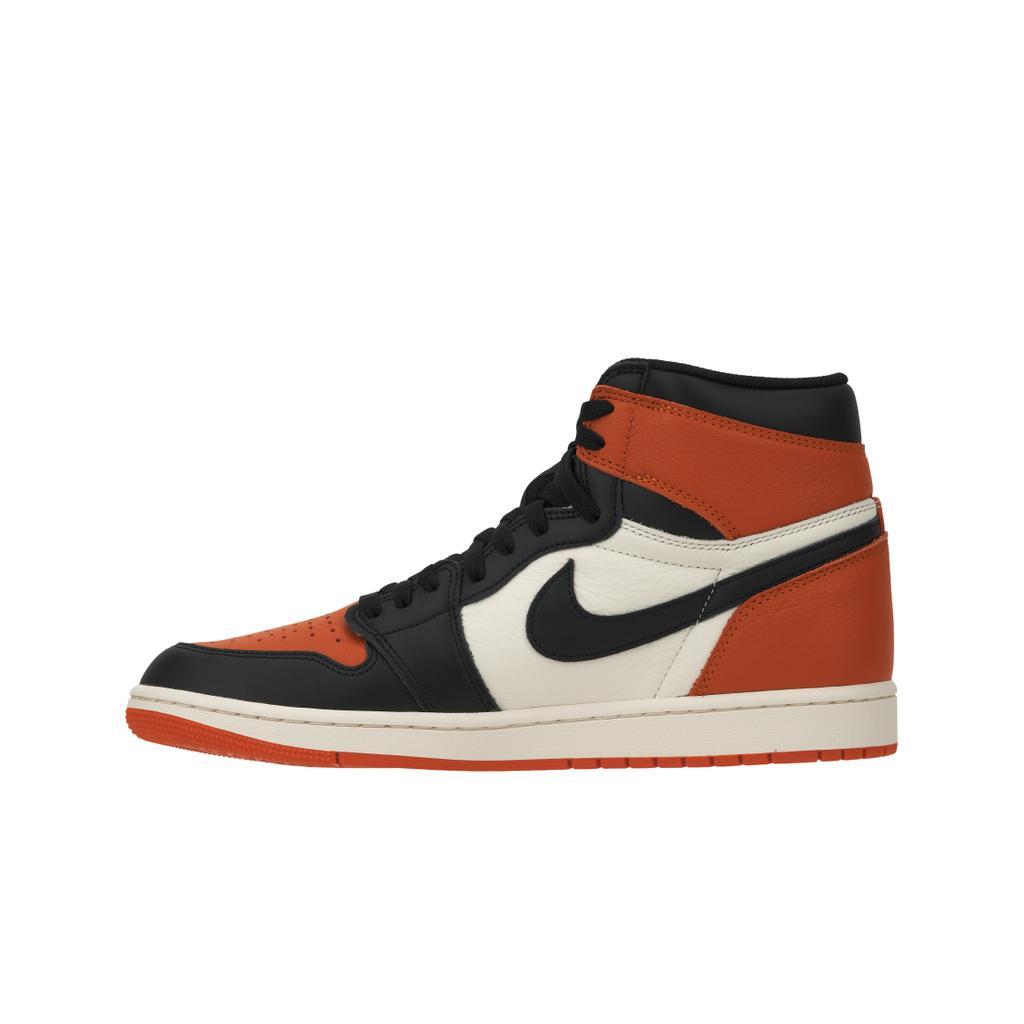 Air Jordan 1 Retro High OG Shattered Backboard 2025 Sneakers da Uomo Arancione Nero Vela DZ5485-008