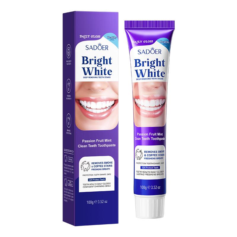 Cherry Blossom Mint Whitening Toothpaste SADOER Clean Teeth Oral Toothpaste