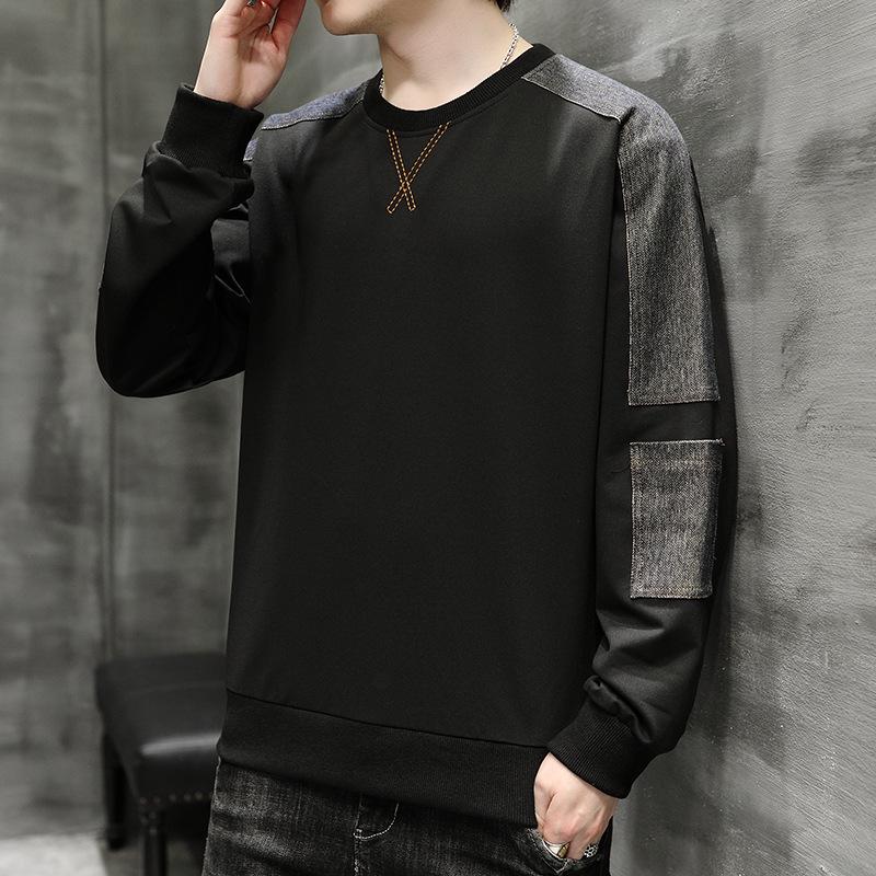 Men's 2025 Spring/Autumn Round Neck Loose Trendy Korean Style Hoodie