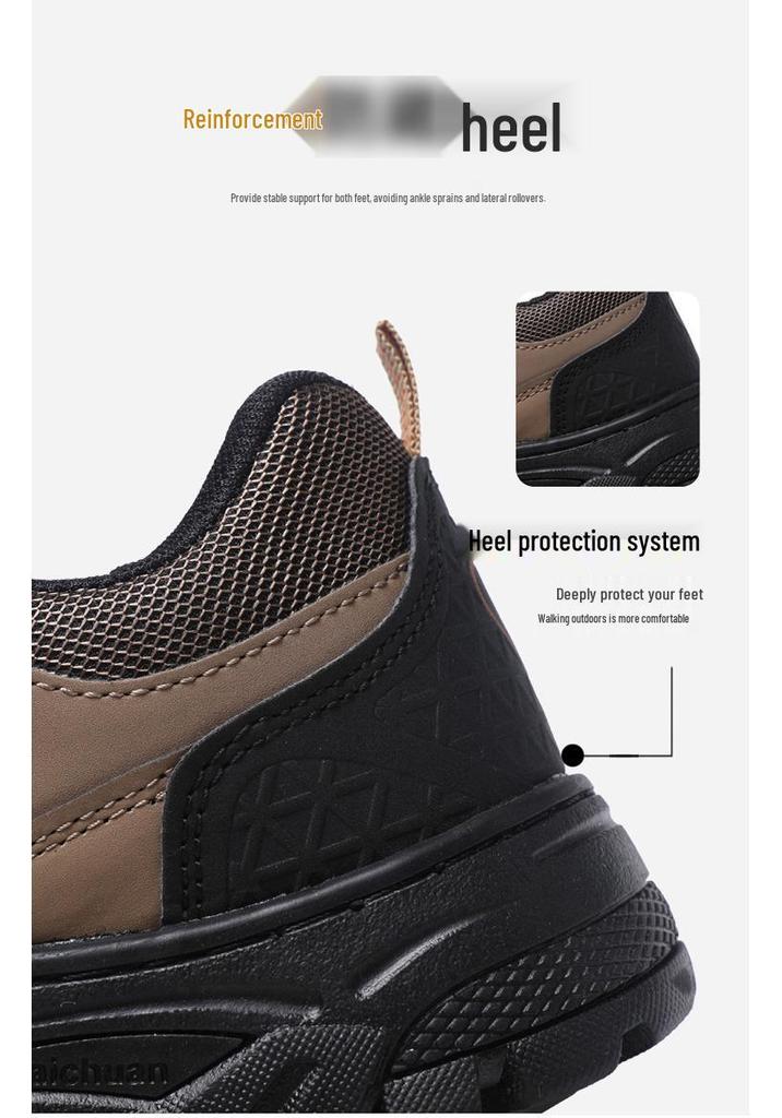 Men's Cross-Season Outdoor Hiking & Casual Camel Shoes