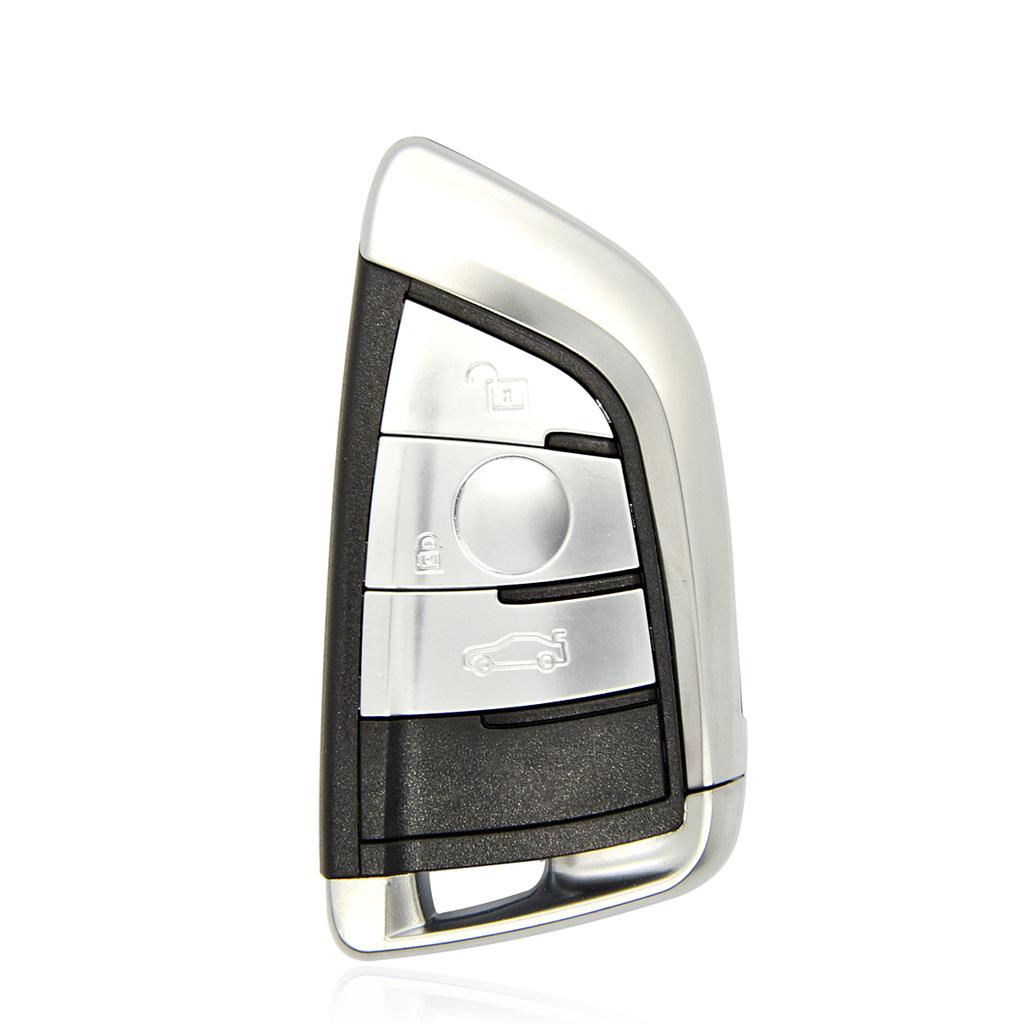 AYCCV1 BEST KEY Car Remote Smart Key Case For BMW Knife Card BMW X5 X6 F15 X6 F16 G30 7 Series G11 X1 F48 F39, Fob 3/ 4 Buttons Black