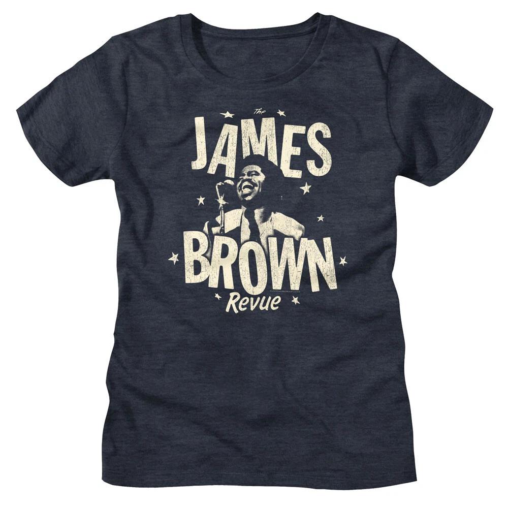 James Brown The Godfather Of Soul Revue Monochrome Women s T Shirt S