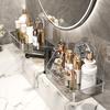 U-Shaped Faucet Organizer For Bathroom Sink No Drill Storage Rack Wall Mounted Shelf