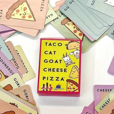 Taco Fromage Pizza Jouets pour enfants Famille Interactive Jeu de fête Action ou Vérité Cartes Vérité ou Action Cartes Jouet