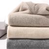 Maglione lavorato a maglia taglie forti da uomo in autunno e inverno, pullover caldi in lana, maglione con scollo a V, maglia adatta, maglioni in cashmere da uomo, camicie da fondo