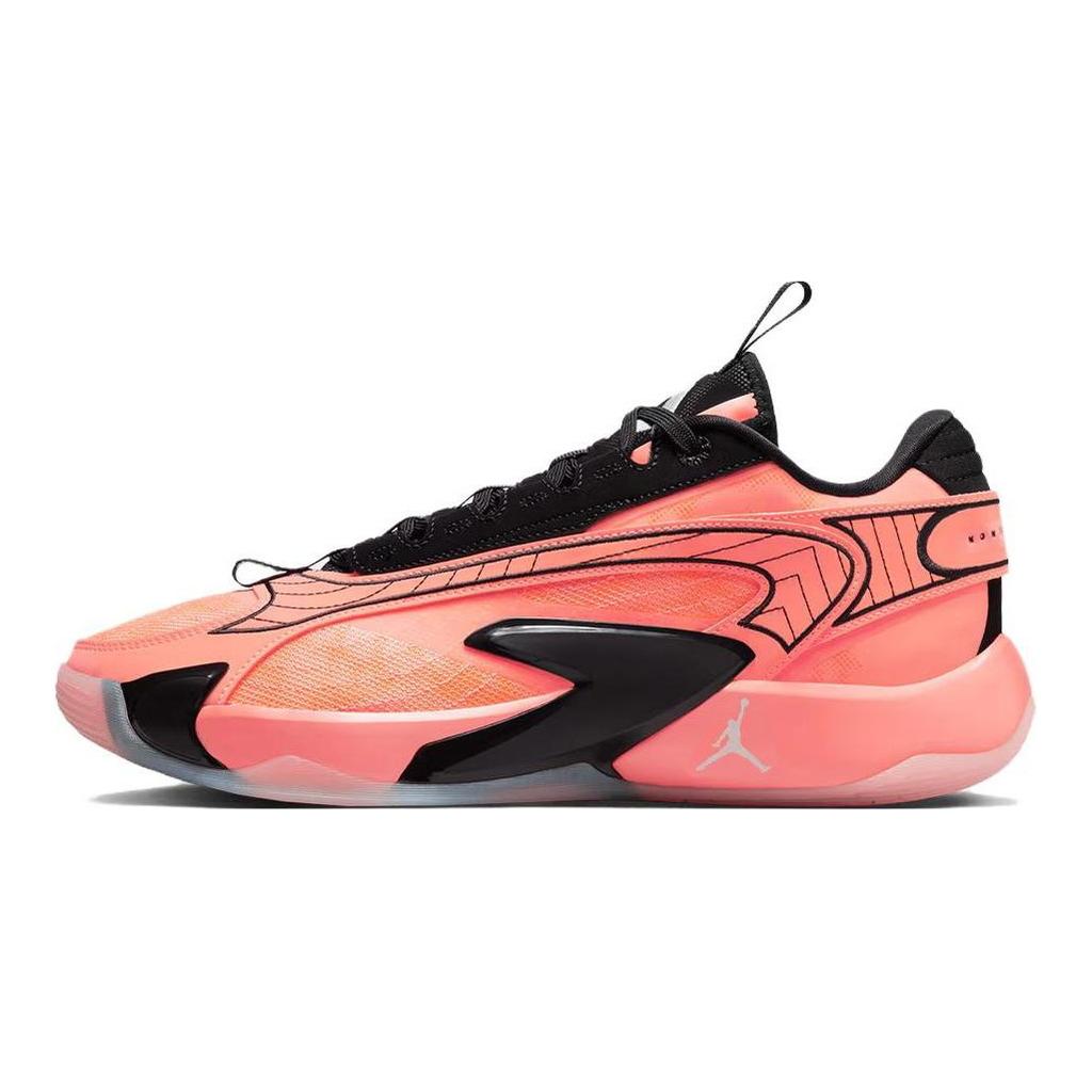 Jordan Luka 2 Cushioning Slip Resistant Low top Basketball Shoes Unisex Orange DX8733-800