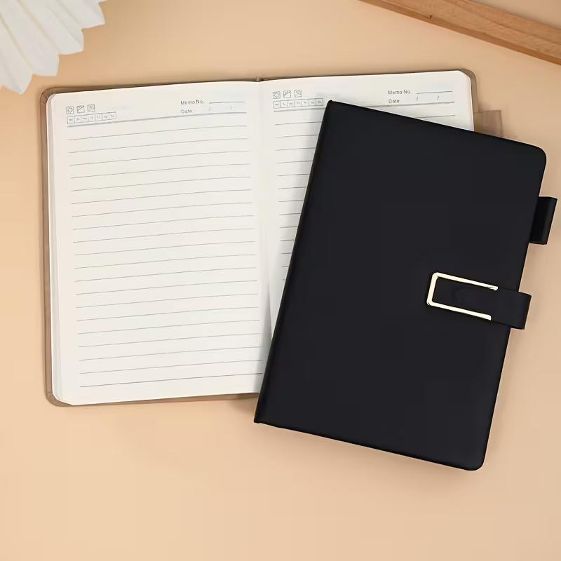 A5 Retro Notebook Soft Leather Cover 200 Pages Agenda for Students Business Office School Stationery Supplies