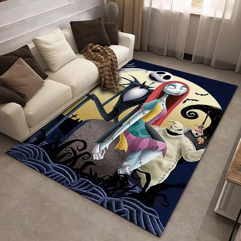 Classic Movie Nightmare Before Christmas Jack Large Carpet LivingRoom Home Decor Sofa Table Rug Anti Slip Chair Lounge Floor Mat
