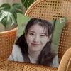 POP Korean Singer I-IU Pillow Covers Cartoon Sofa Decorative Home Double-sided Printing Short Plush Cute Cushion Cover