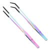 2Pcs Stainless Steel Lizard Feeding Tweezers Non-slip Reptile Feeding Tongs  Gecko Snake Accessories