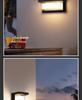 Waterproof Minimalist LED Wall Light with Smart Sensor for Outdoor Use