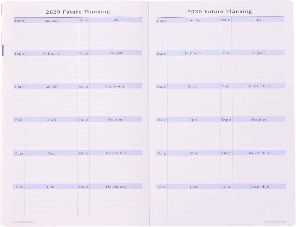 Franklin Planner Organizer, One Page Per Day, Starting April 2026, B6, PVC, Black, 86782