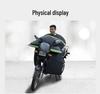 Men's Extra Large Winter Fleece-Lined Waterproof Motorcycle Windshield