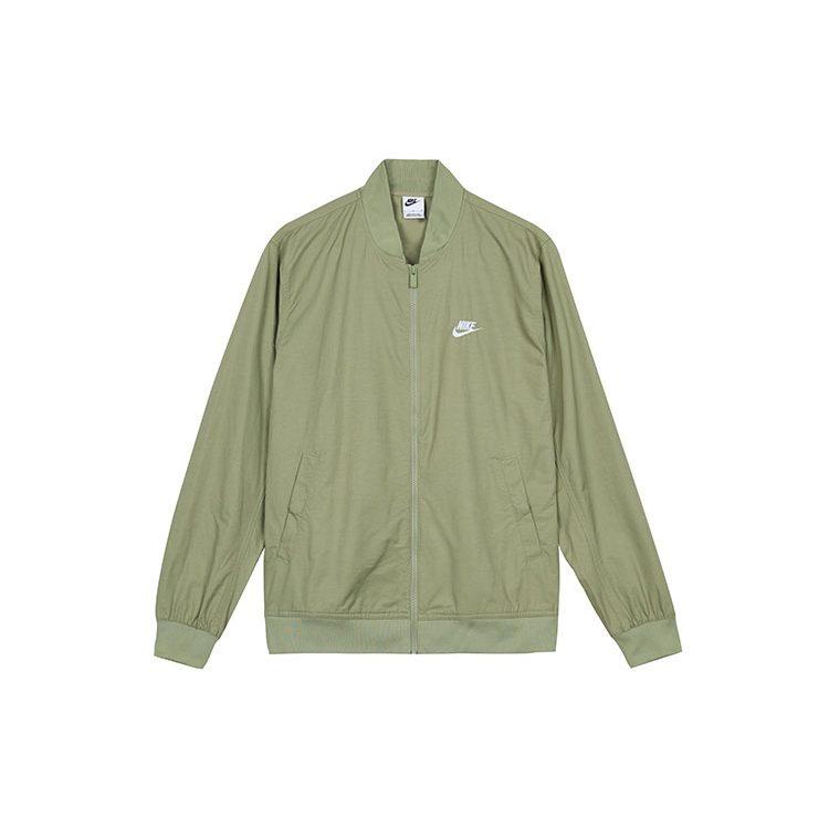 Nike Jackets Men's Green Lapel Thin DM6822-386