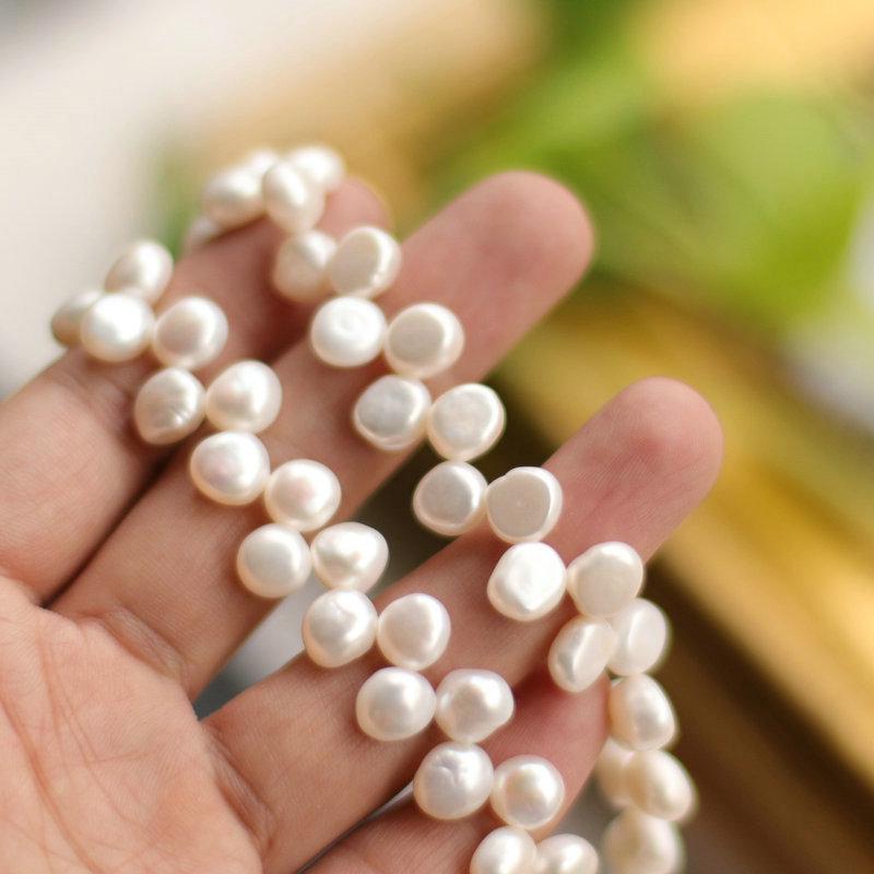Natural 8-9mm Baroque Pearl Beads for DIY Jewelry & Accessories
