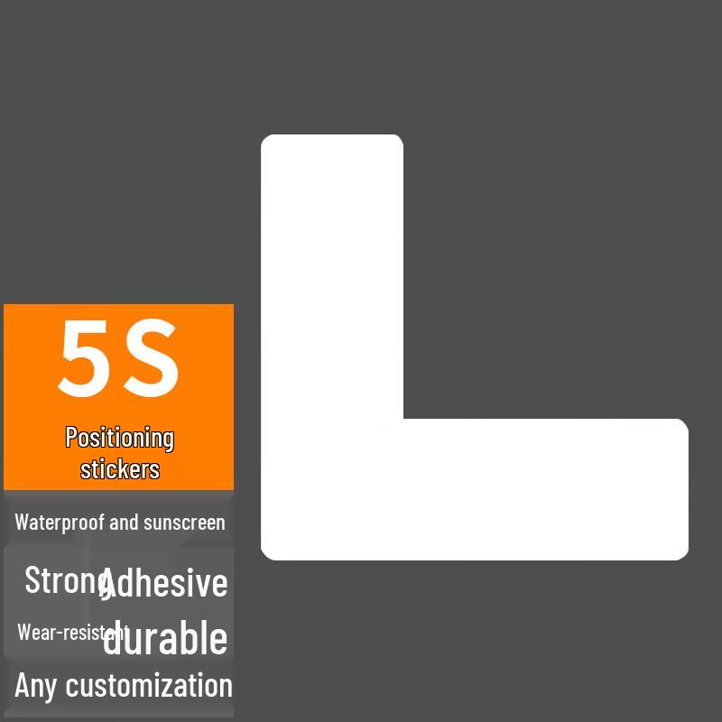 Industrial 5S/6S Area Positioning Marker Stickers 1x3x3cm (100 pcs/pack)