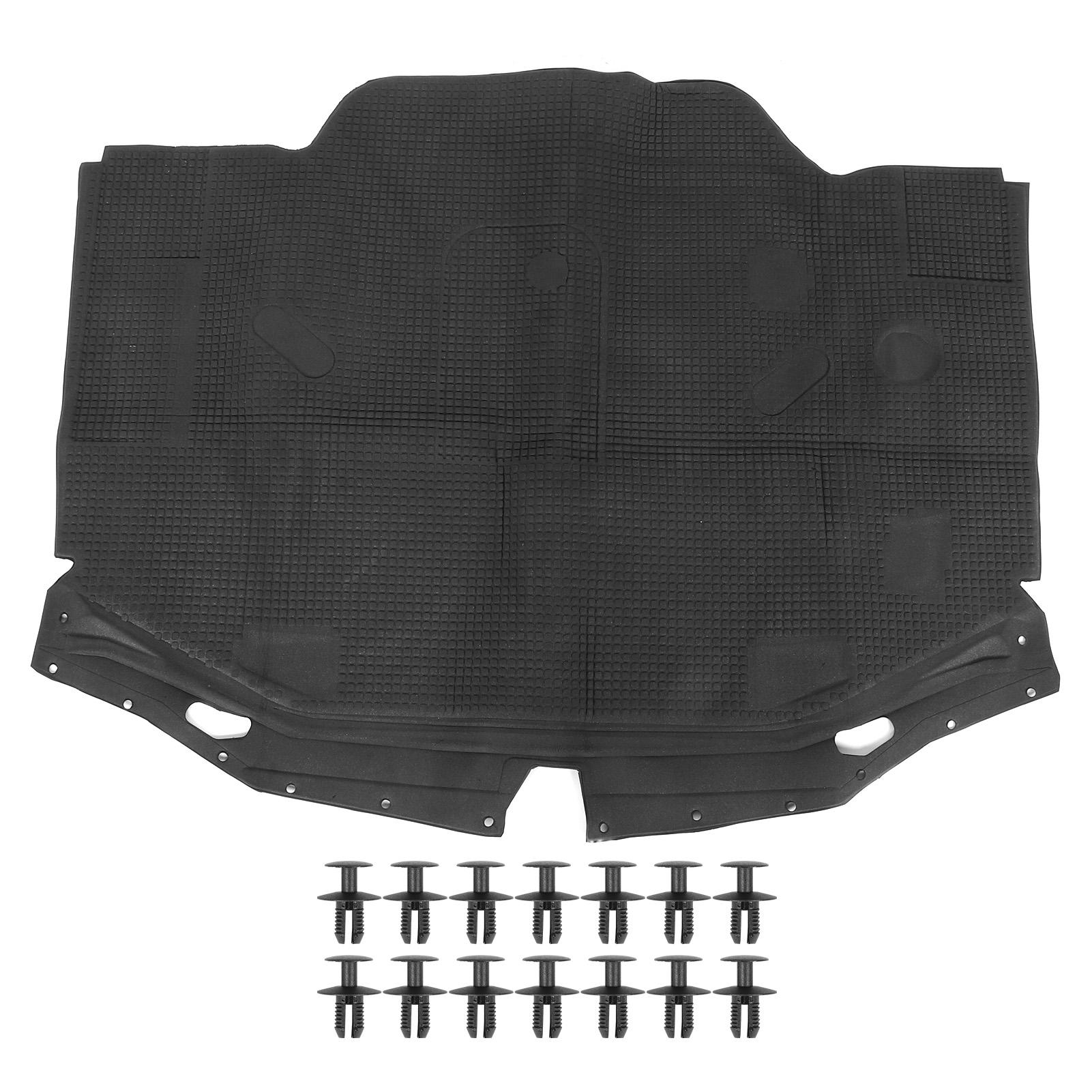Koogeelife Unisex Hood Liner Insulation Mat Pad 1296802025 Fit For Mercedes R129 300Sl 500Sl 600Sl Sl320