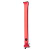 Diving Surface Marker Buoy Diver Inflatable Safety Signal Tube with Vent Valve 1.15mx13cmOrange Red