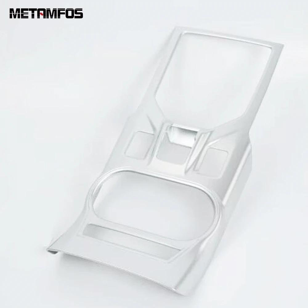 

For Subaru XV Crosstrek Hybrid 2018-/Impreza 2018- Carbon Fiber Gear Shift Box Panel Trim Water Cup Cover Accessories ABS Matte Plastic