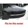 For Volkswagen Tiguan 2017 2018   ABS Car Rearview Side Mirror Cover Wing Cap Exterior Door Trim Replacement Parts