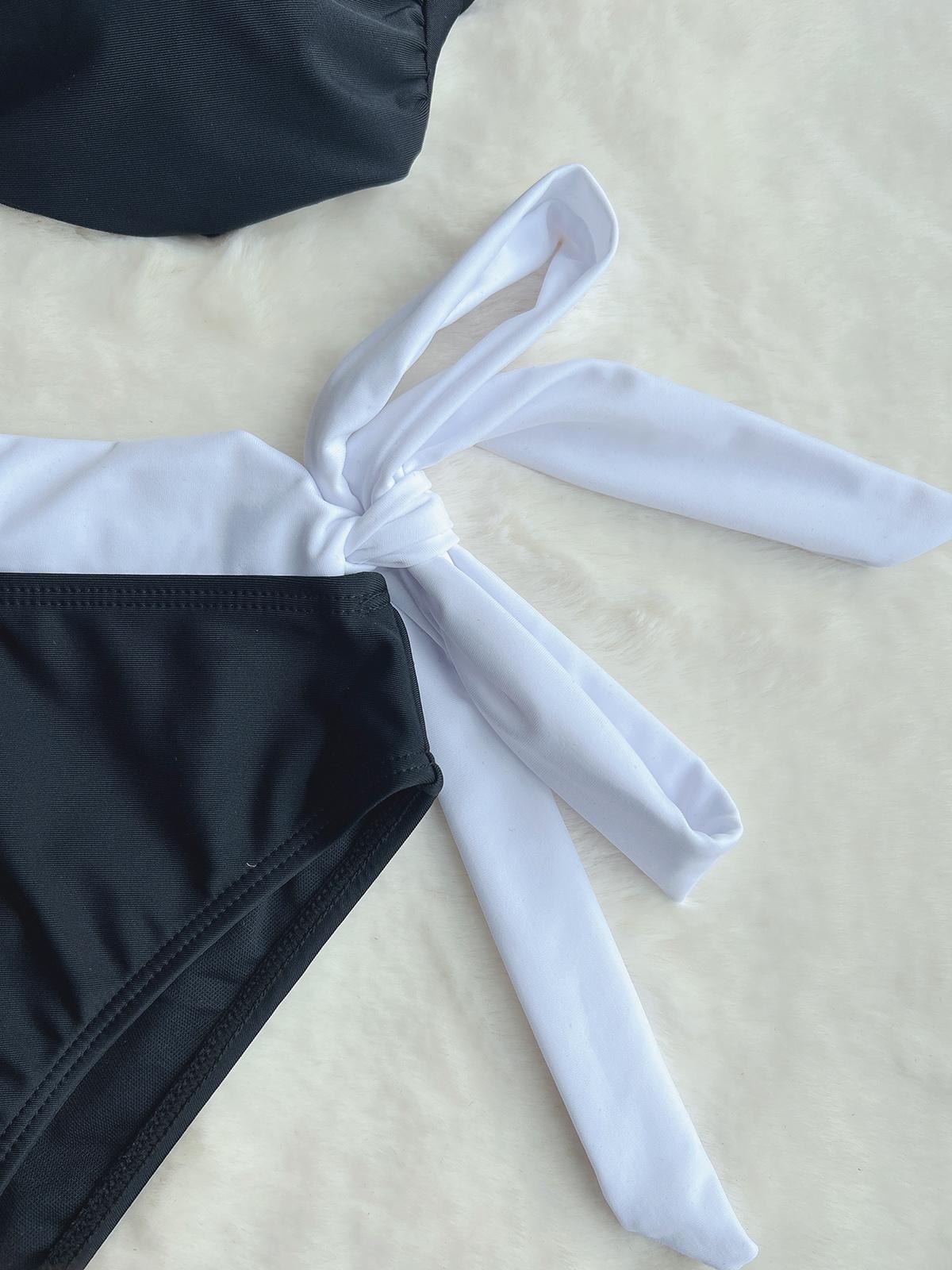 Бикини пуш-ап из двух частей — фото 9