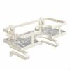 Over the Toilet Storage Rack Waterproof Shelf Easy To Assemble Washroom