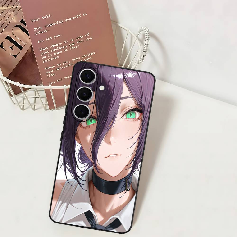 Anime Chainsaw Man Reze Arc Phone Case For Samsung S 24 Fe 25 Ultra Plus 20 Lite 21 30 22 23 24 22 Ultra 5G Fundas