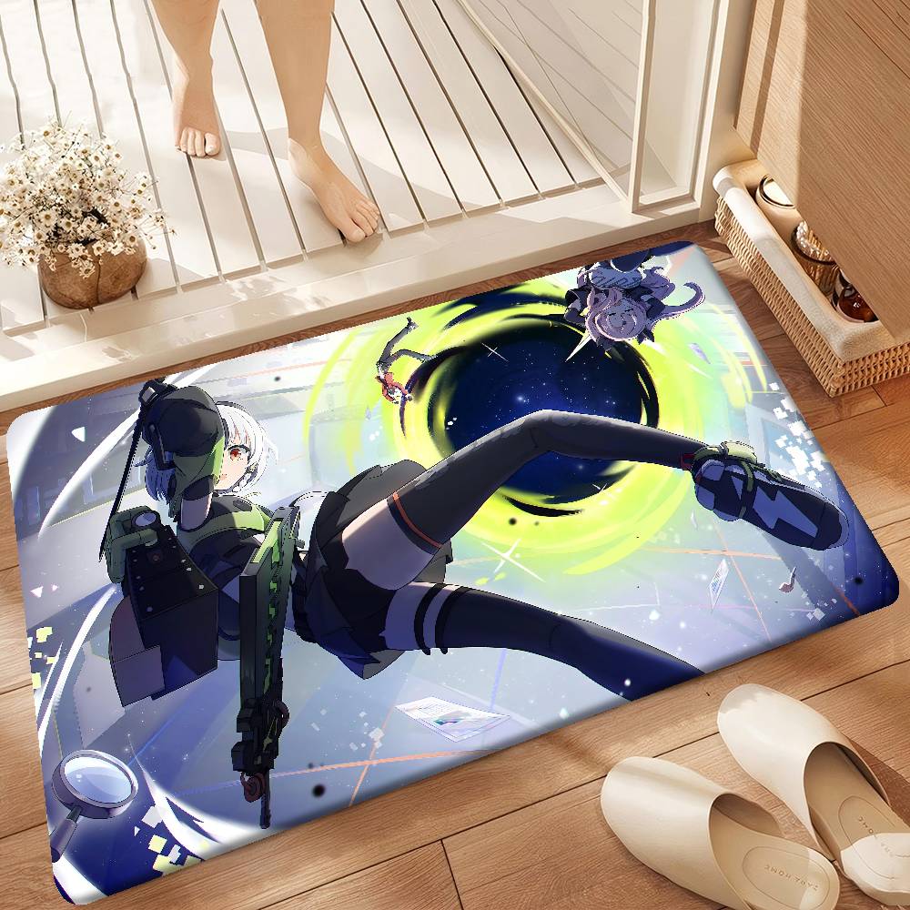 Zenless Zone Zero Anby Demara Room Mats Cheaper Anti-slip Modern Living Room Balcony Printed Welcome Rug