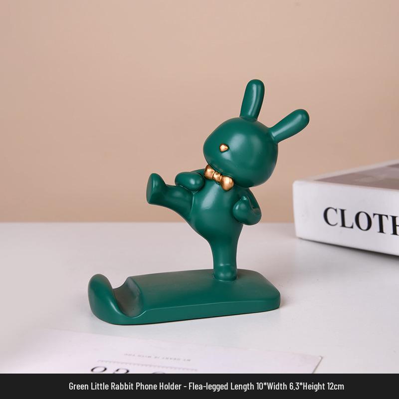 Cute Animal Phone & Tablet Stand: Bear, Frog & Rabbit Decoration for Home or Office