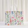 12pcs Floral Print Gift Bags Non-Woven Fabric Tote Bags for Birthday Parties Events and Special Occasions Candy Gift Packaging