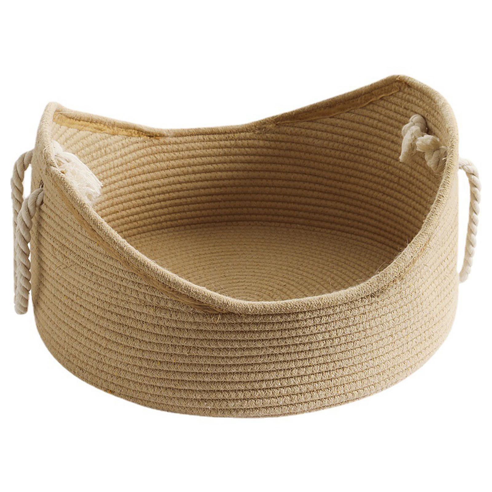 

Кошачье гнездо Ручная работа Плетеная кошачья кровать Корзина Гофрированная когтеточка Домик Удобный домик для питомца Гнездо