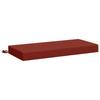 Bench Cushion SOEST 100percent Polyester Red 60 X 40 X 8 Cm